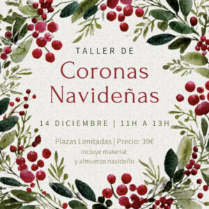 Taller Coronas Navideñas 2025